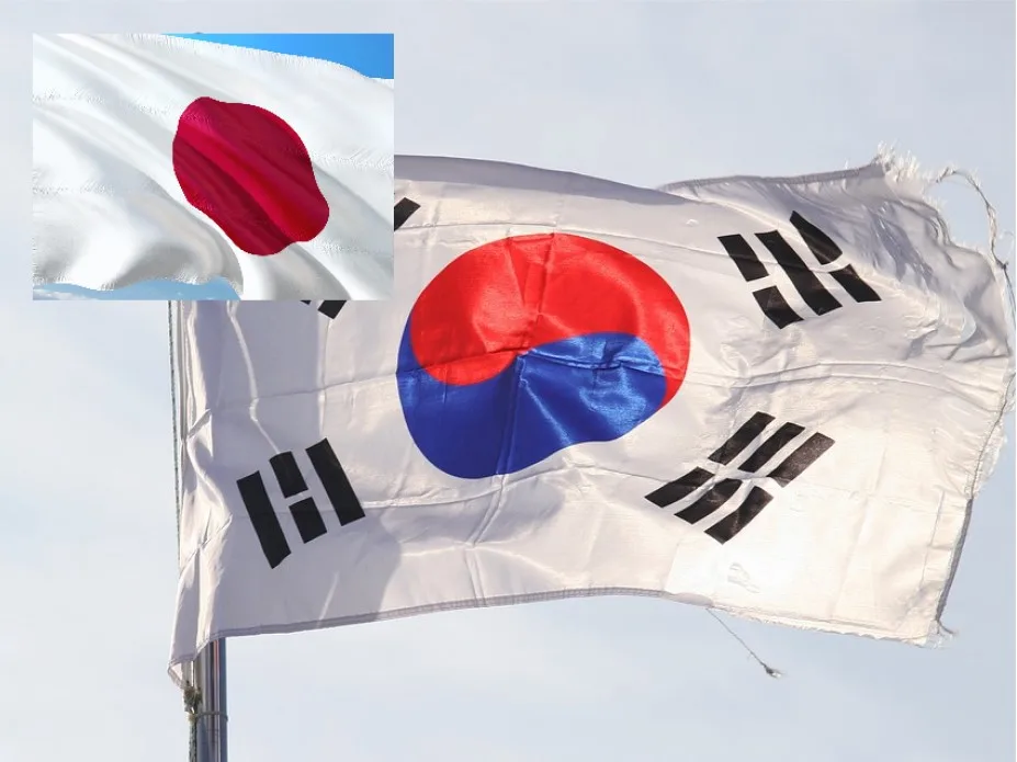 how big is japan compared to south korea