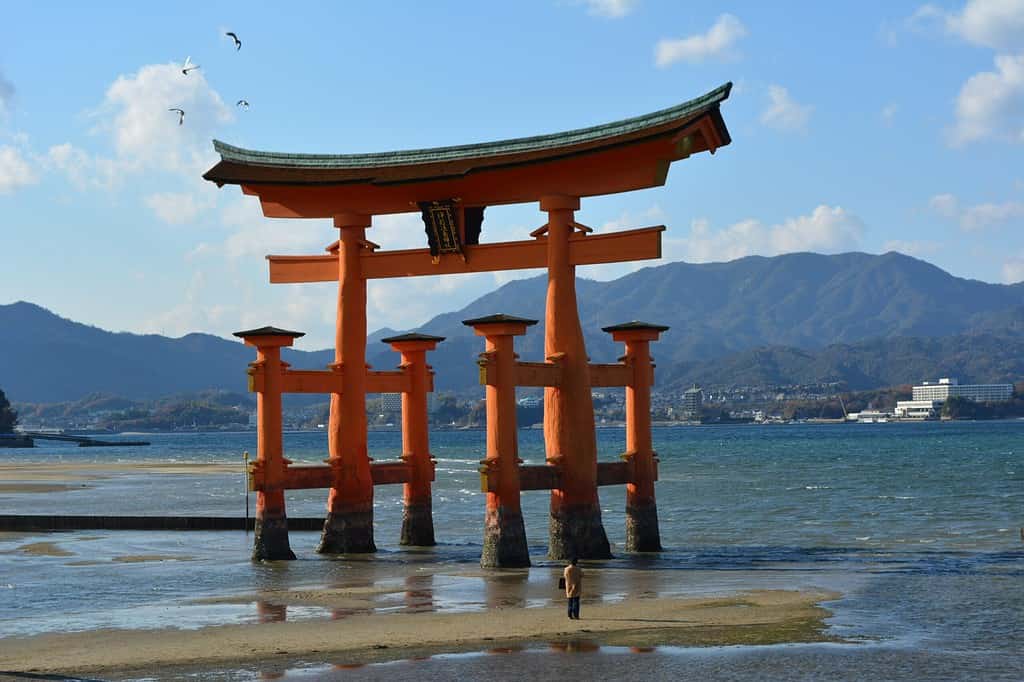 floating torii gate
