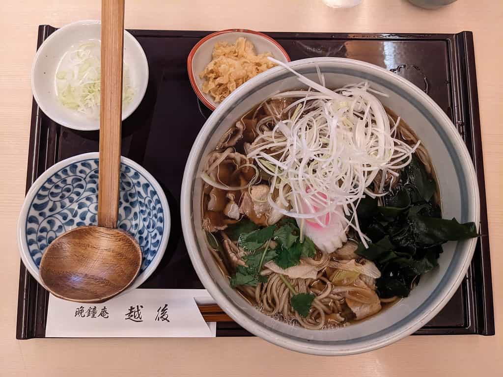 warm soba