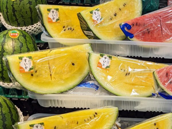 yellow watermelon in Japan